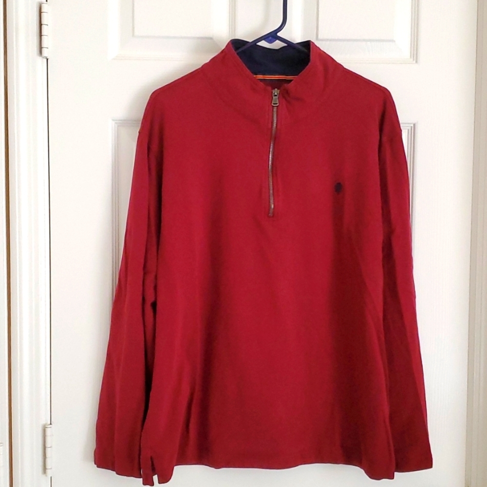 Stafford Men's 2XL 1/4 Zip Up Sweater